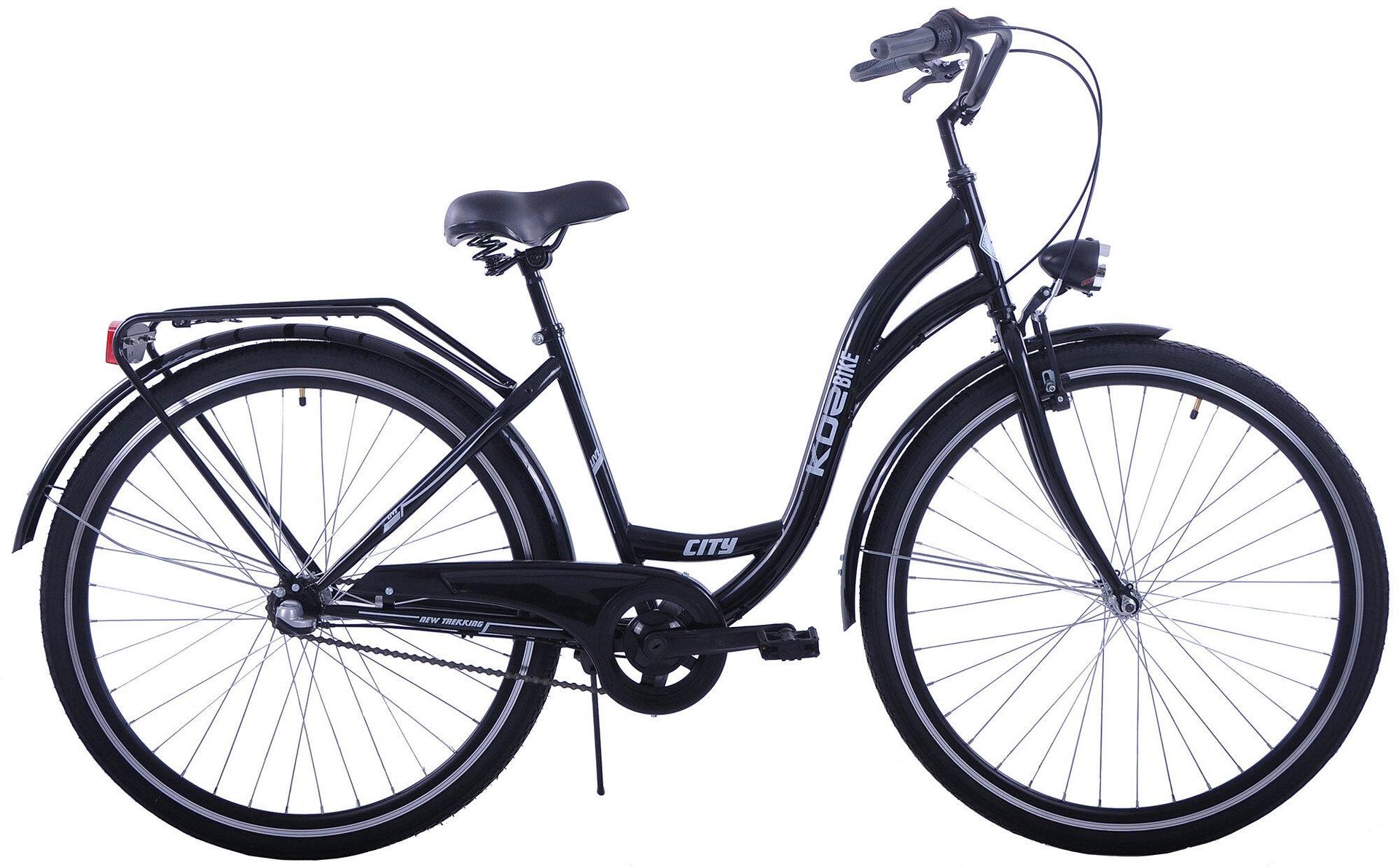 Rower miejski Kozbike 28 3S (K14) czarny