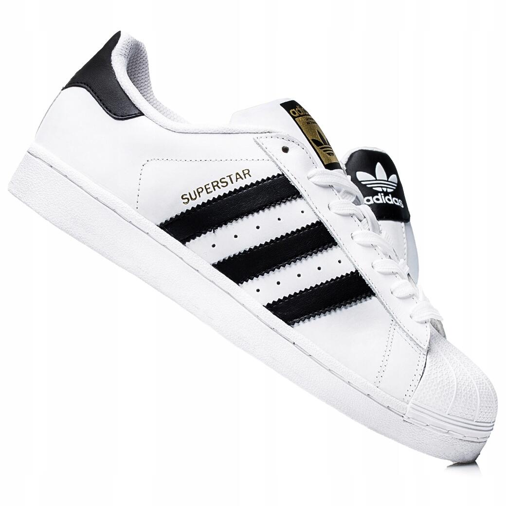 Buty męskie sportowe aadidas Superstar Originals skórzane białe 44 2/3