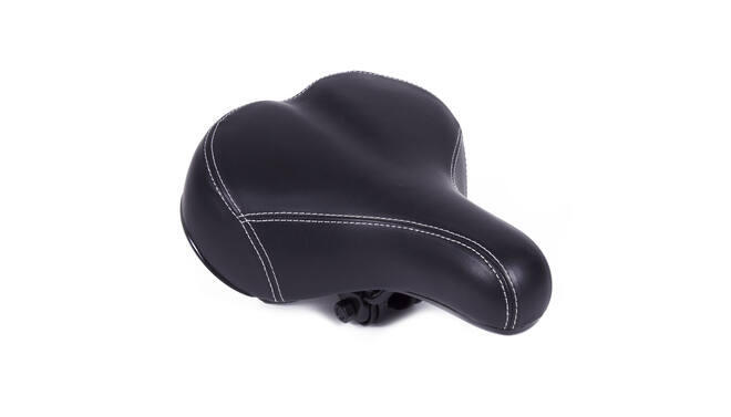 Siodło rowerowe czarne - Selle Comfort Gelowe siodło męskie/damskie