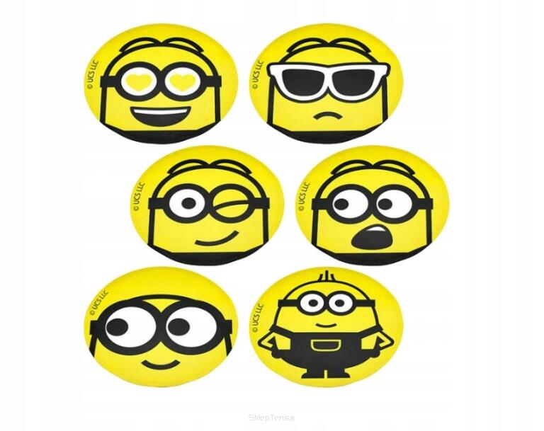 Znaczniki, Kółka Do Tenisa Wilson Minions Marker Spots 6 szt