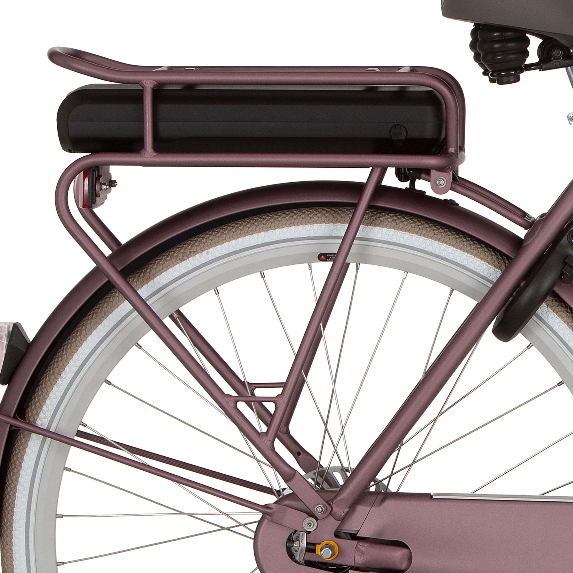 Cortina bagażnik tylny E-U4 Bafang Spicy Silver Matt