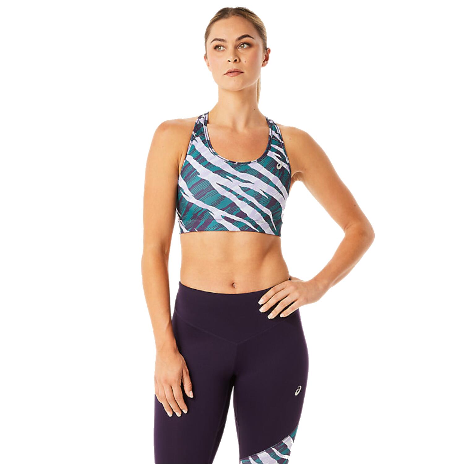 Biustonosz sportowy damski ASICS Wild Camo Bra