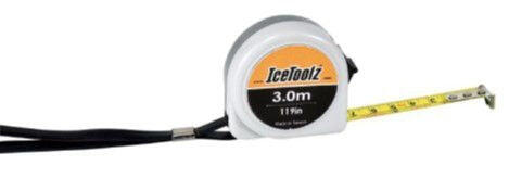 IceToolz taśma miernicza 3 metry stalowa szara/żółta twm_965494