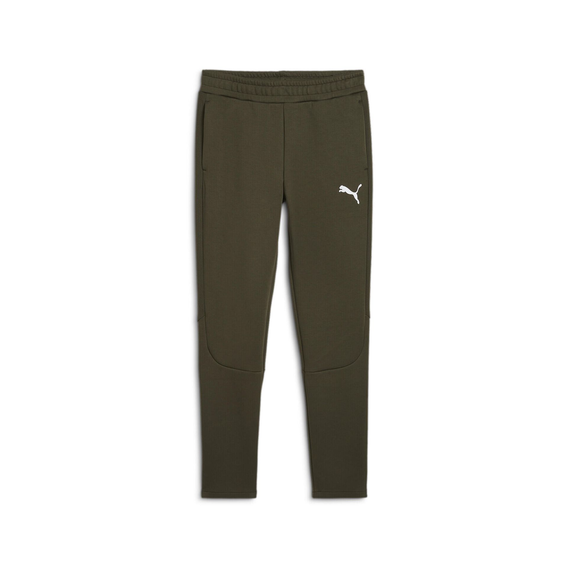 Męskie spodnie EVOSTRIPE PUMA Dark Olive Green