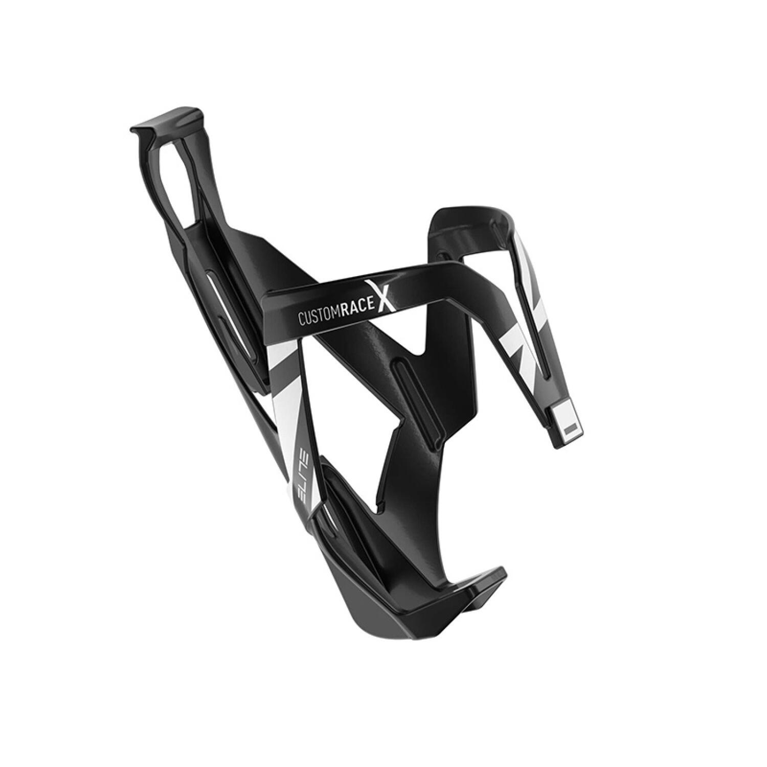 Koszyk na bidon ELITE Custom Race X Czarno-biały