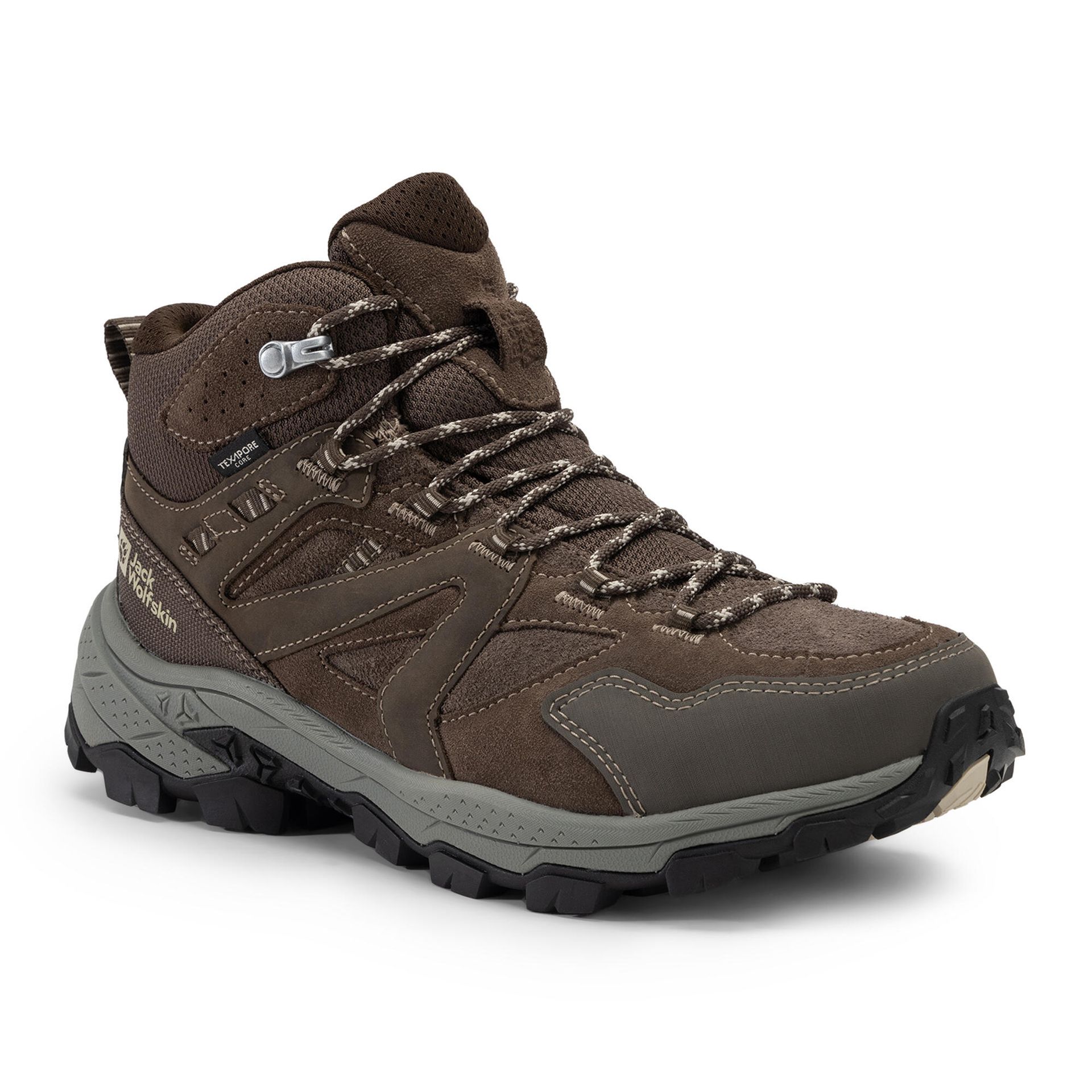 Buty trekkingowe męskie Jack Wolfskin Vojo Tour LT Texapore Mid M A62074_5719 44 Brązowe (4064886368315)