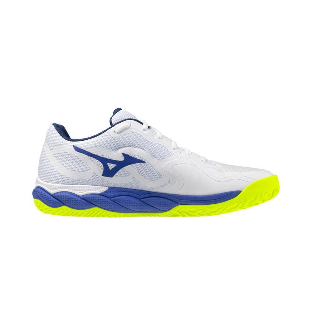 Męskie buty tenisowe Mizuno Wave Enforce Court Clay White/Dazzling Blue/Lightning EUR 46