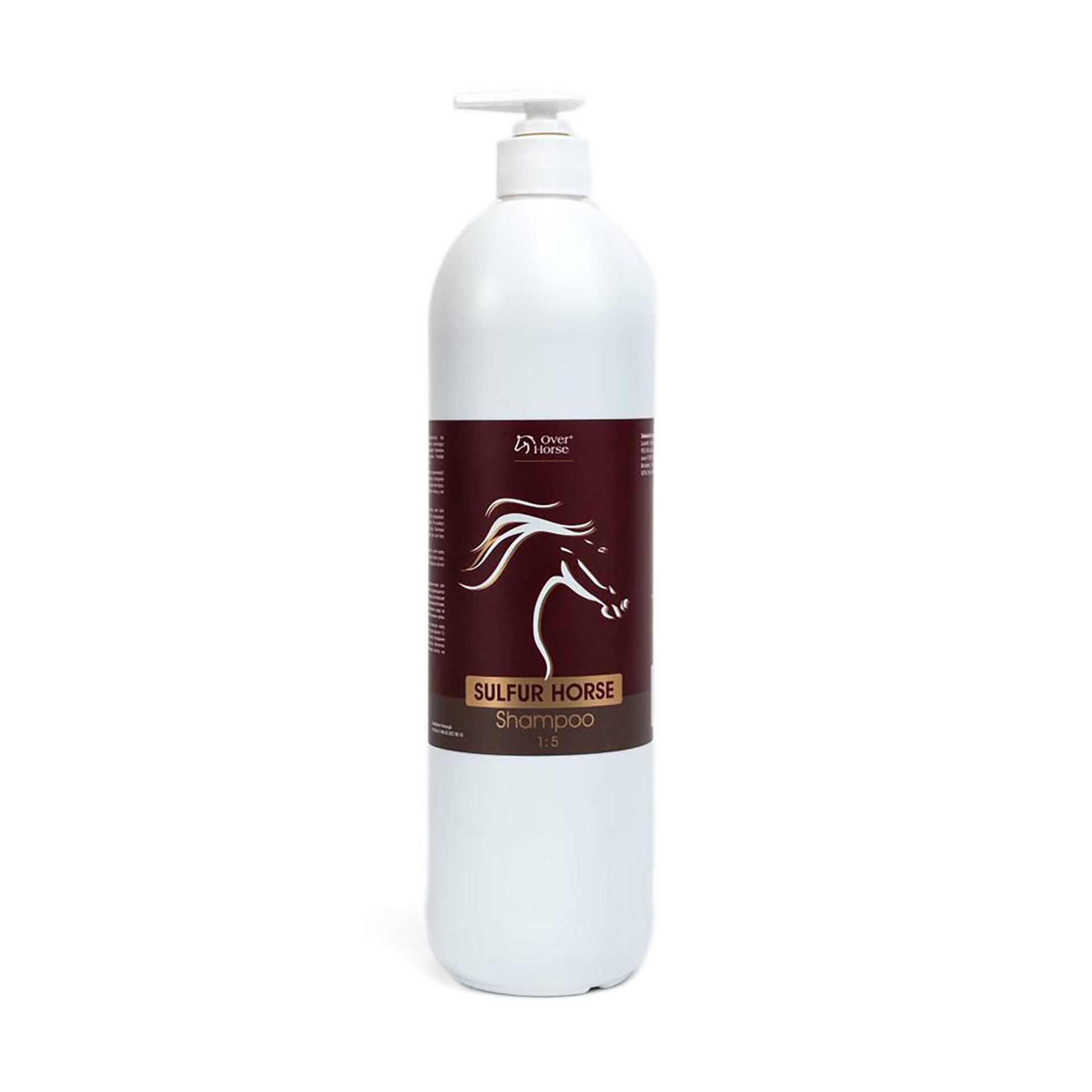 OVER HORSE SULFUR HORSE Shampoo 1L szampon dla koni z problemami skórnymi