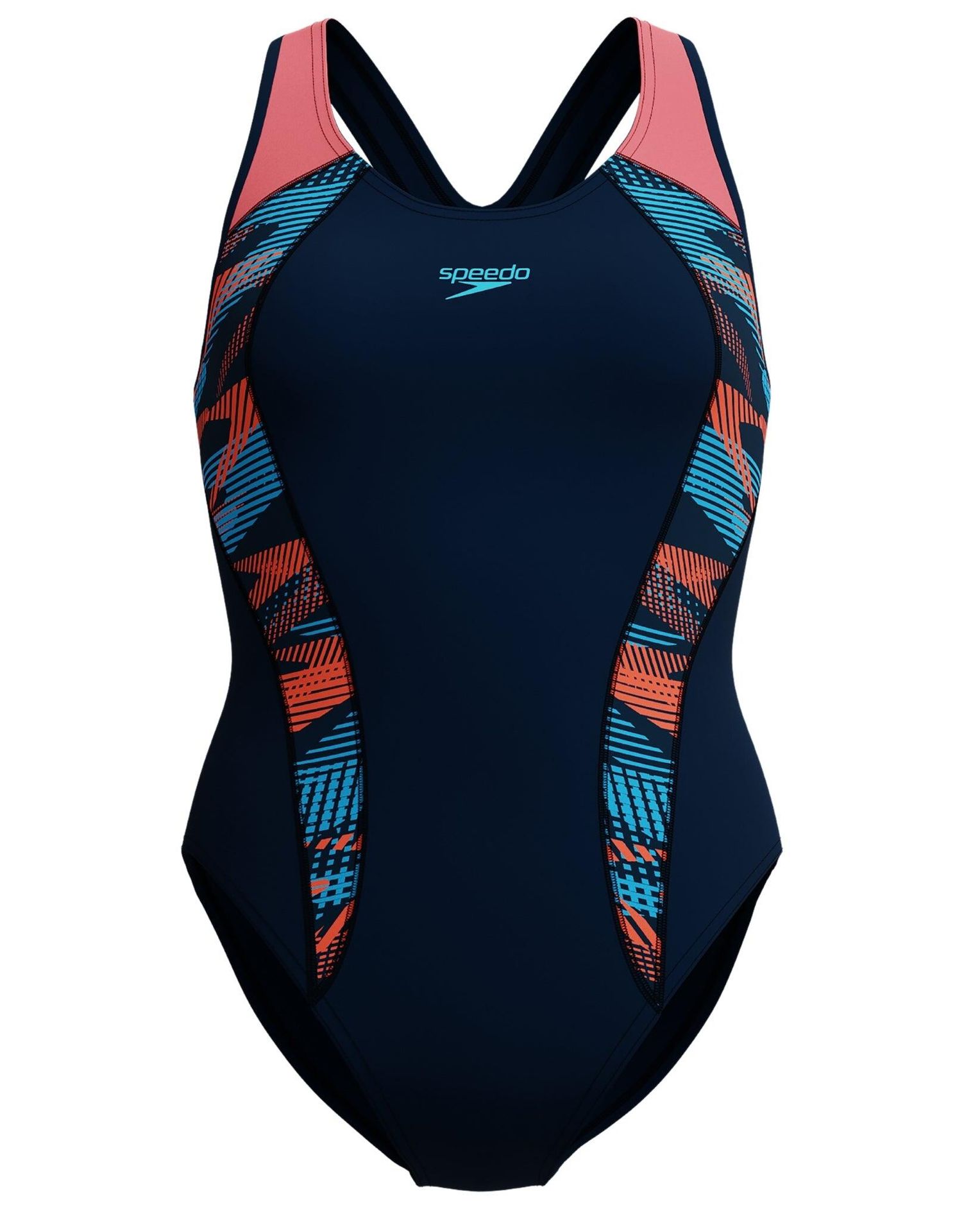 Strój pływacki jednoczęściowy damski Speedo Placement Laneback
