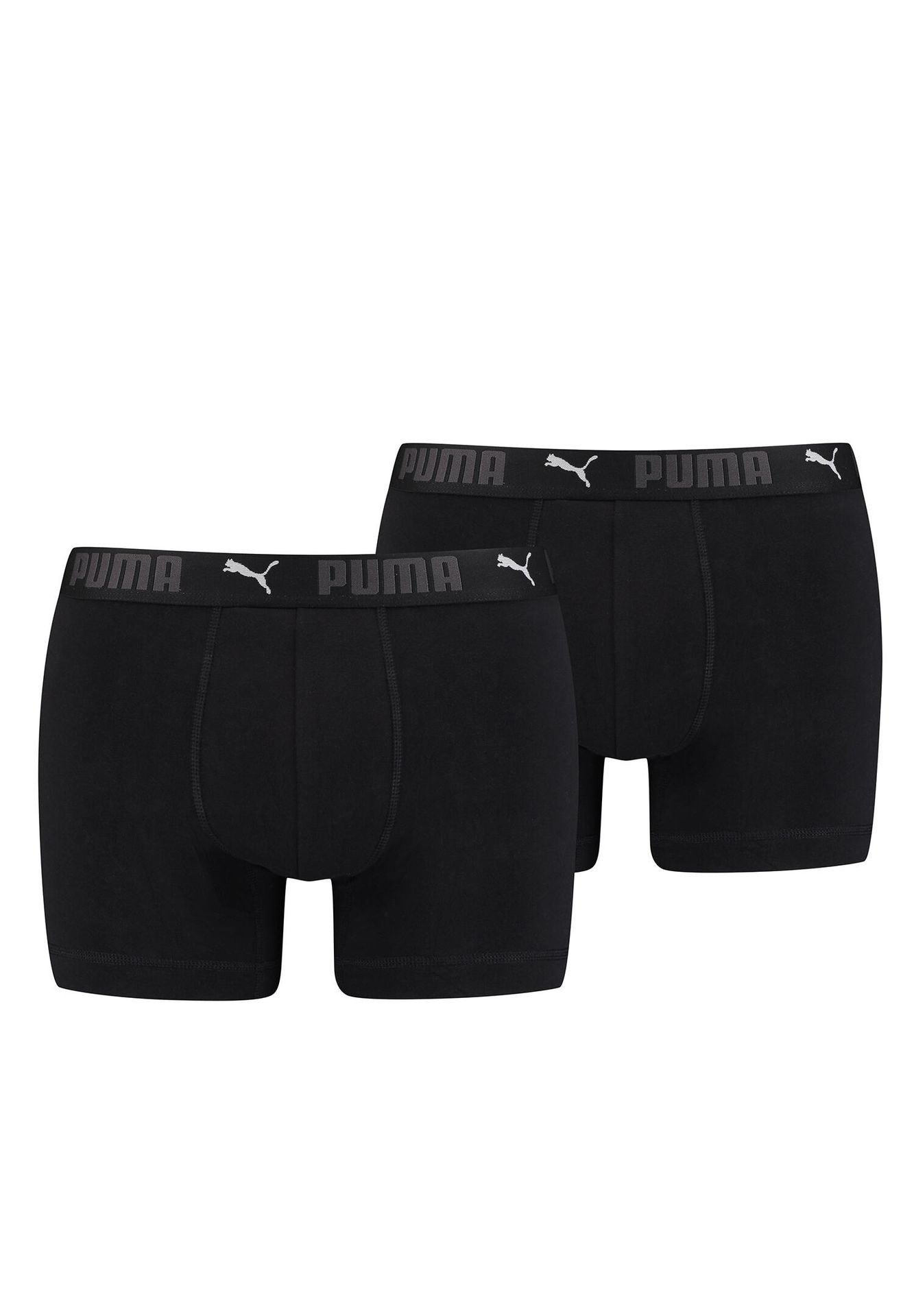 Puma Sportowe bokserki bawełniane, 2-pak, czarne
