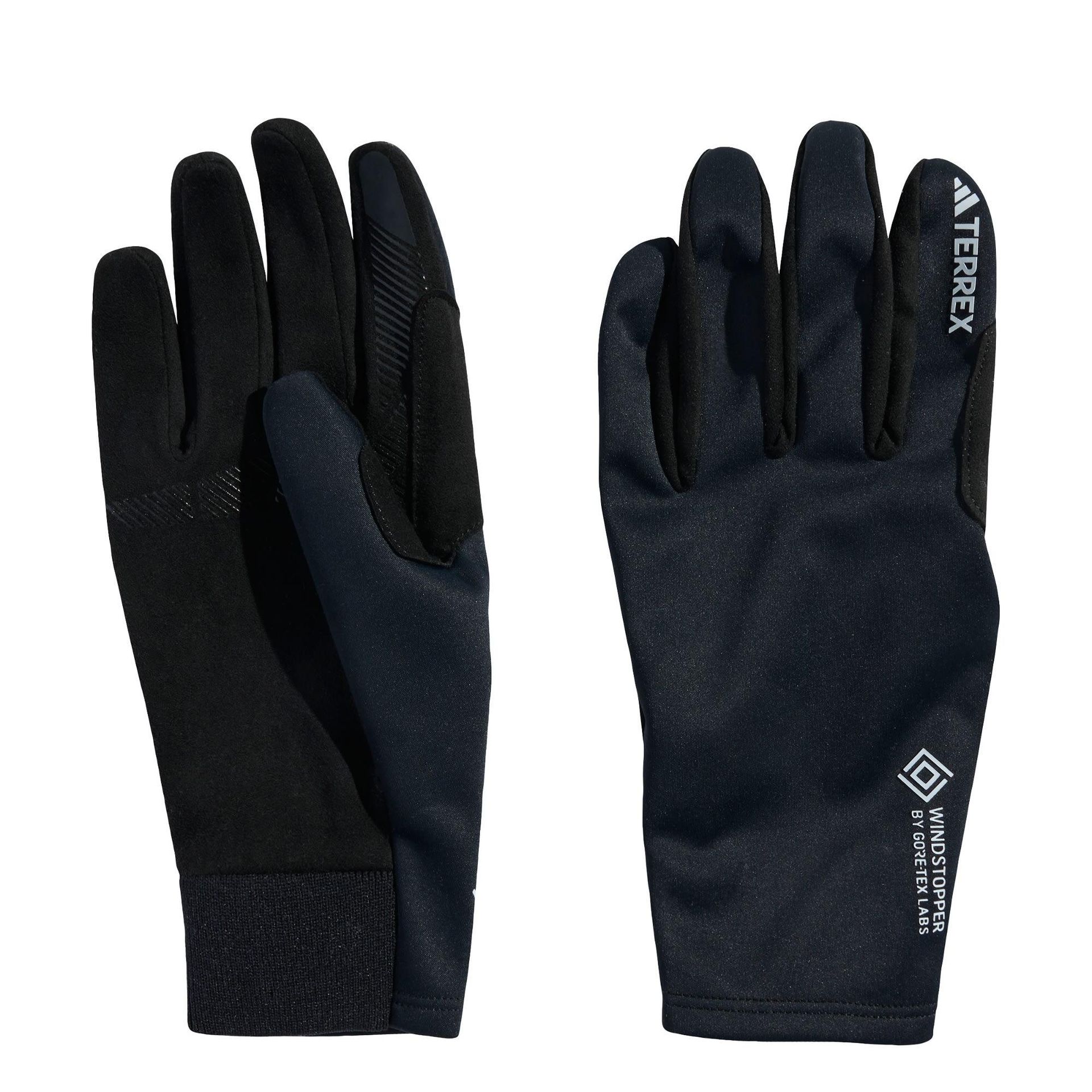 adidas Uniseks Terrex Xperior GORE-TEX WINDSTOPPER Gloves, Black, S