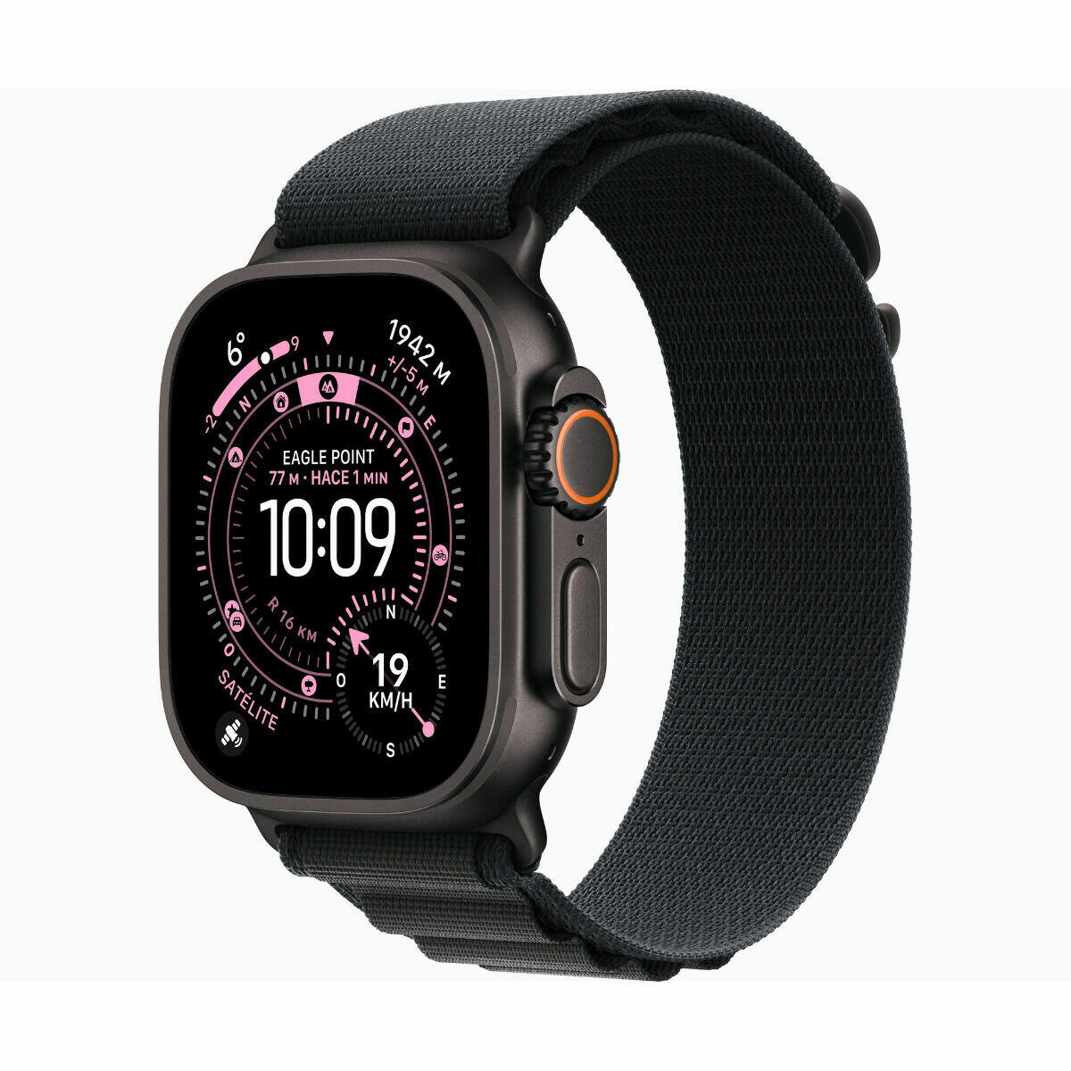 Apple Watch Ultra 3 GPS + Cellular 49mm Black Titanium Alpine Loop M Czarny