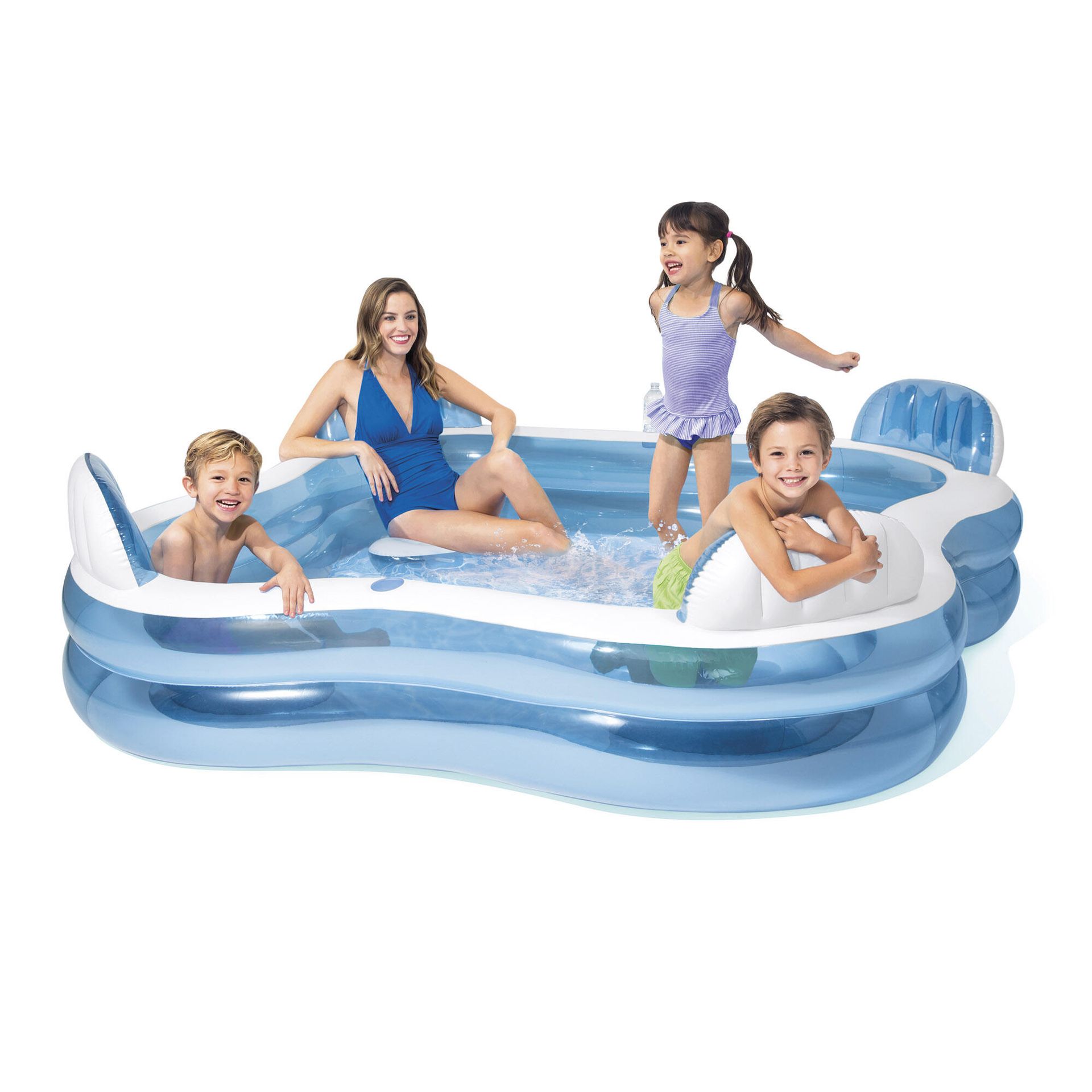 Intex Rodzinny basen ze strefą relaksu SWIM CENTER wymiar 229x229x66cm 56475NP