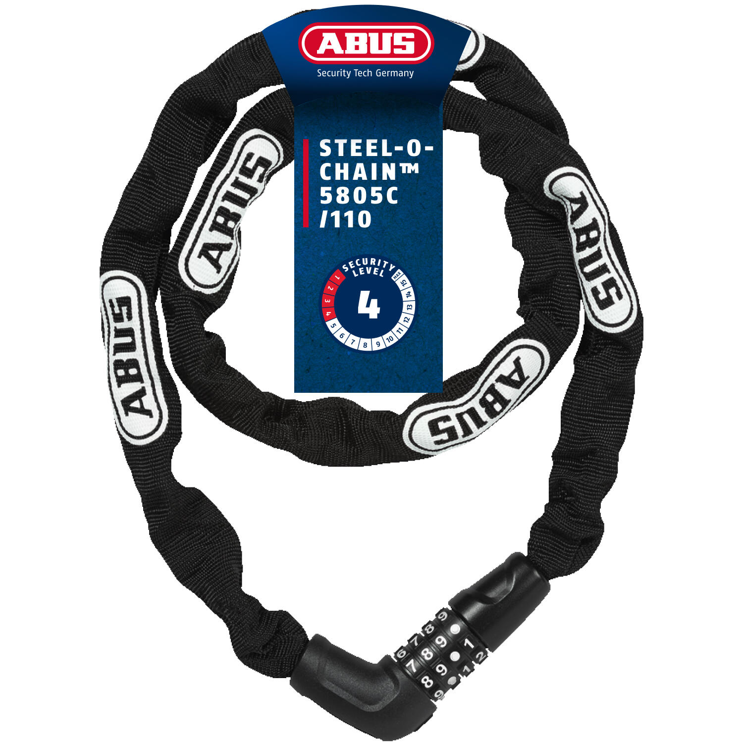 Abus zapięcie zabezpieczające do roweru 5805c, czarny 724985