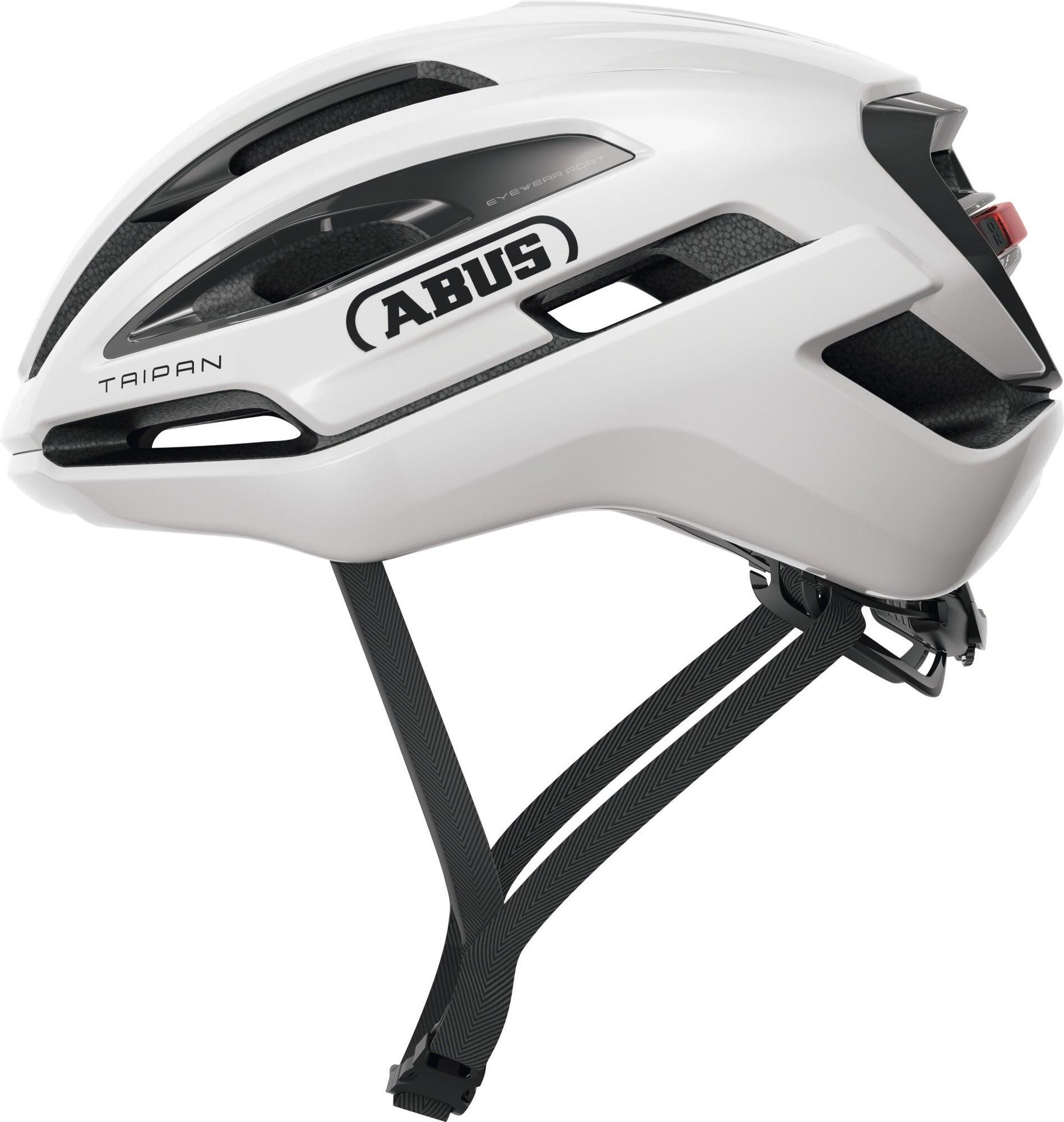 Kask Abus Taipan LED shiny white M 54-58cm