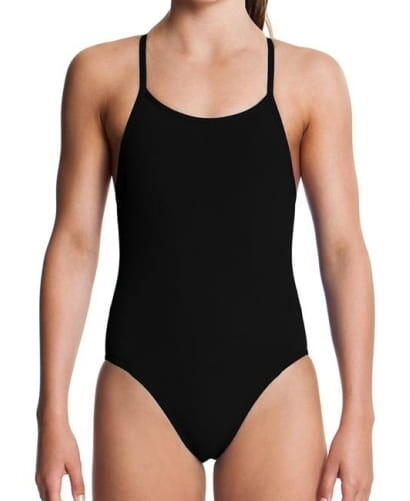 Strój na basen Funkita STILL BLACK - diamond back dziewczęcy