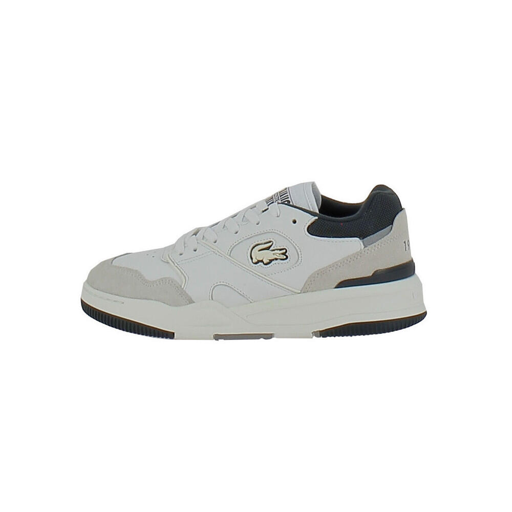 Buty Lacoste Lineshot Mesh Collar Leather Trainers 746SMA0088-1R5- białe
