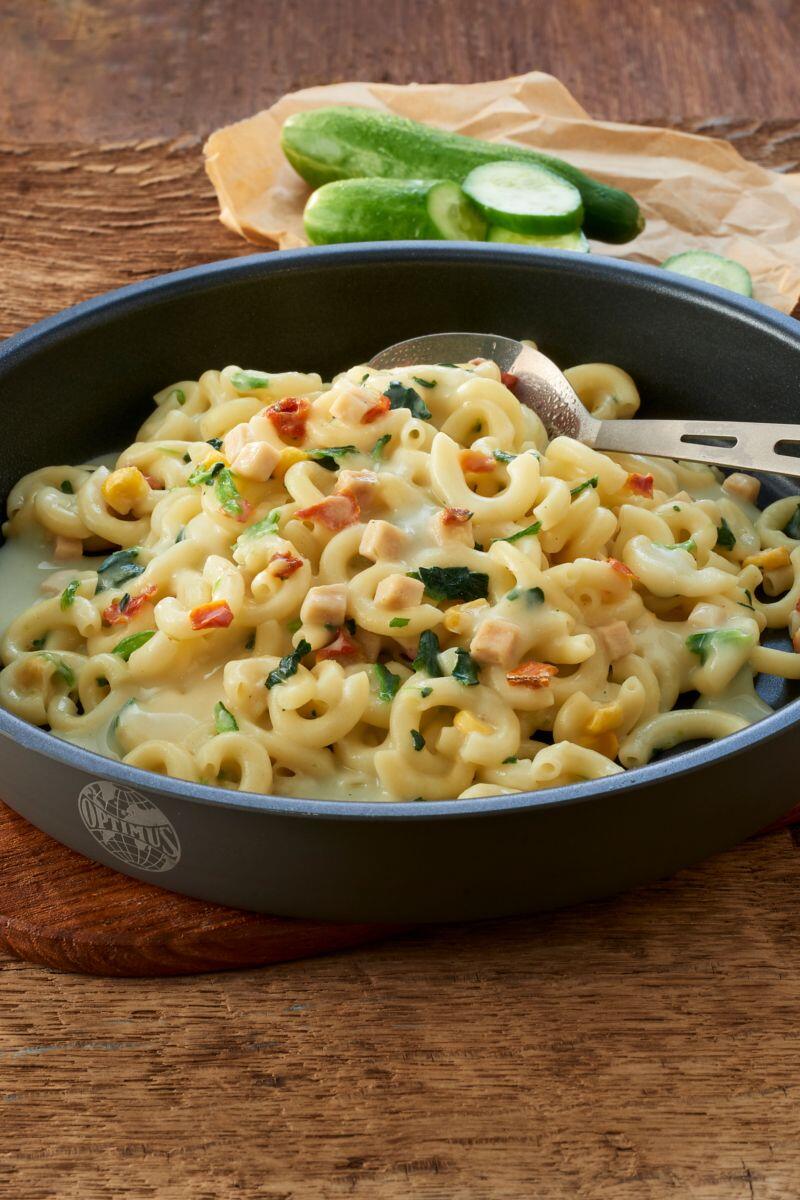 Trek'n Eat Liofilizat Trek'N Eat Makaron ze szpinakiem i kurczakiem w sosie śmietanowym 150 g