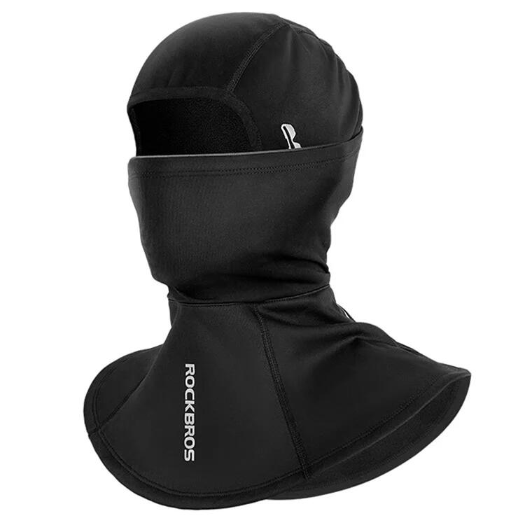 Czapka motocyklowa i rowerowa z osłoną na szyję, podwójna polarowa balaklava.