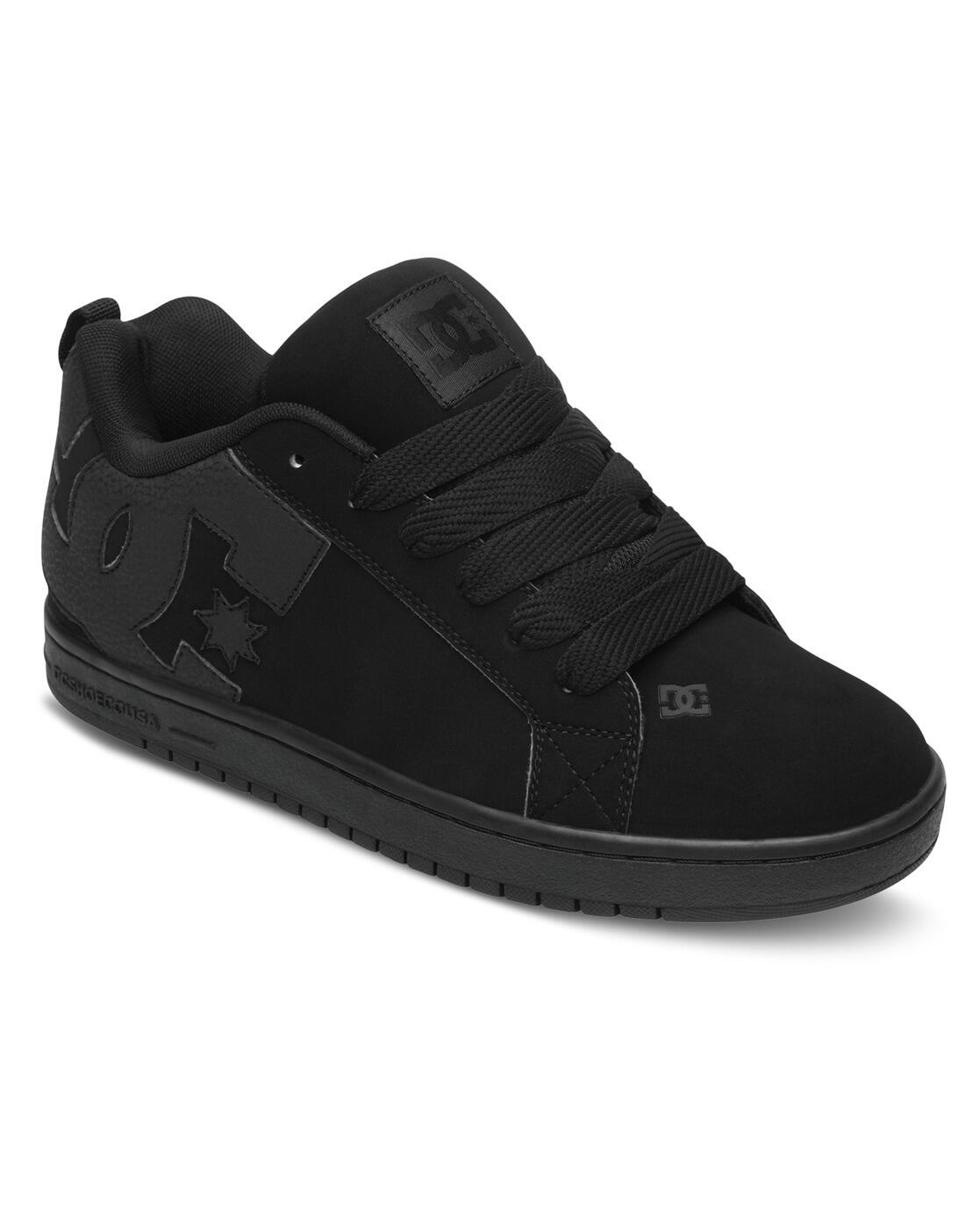 Skórzane buty dla Mężczyzn COURT GRAFFIK Czarny