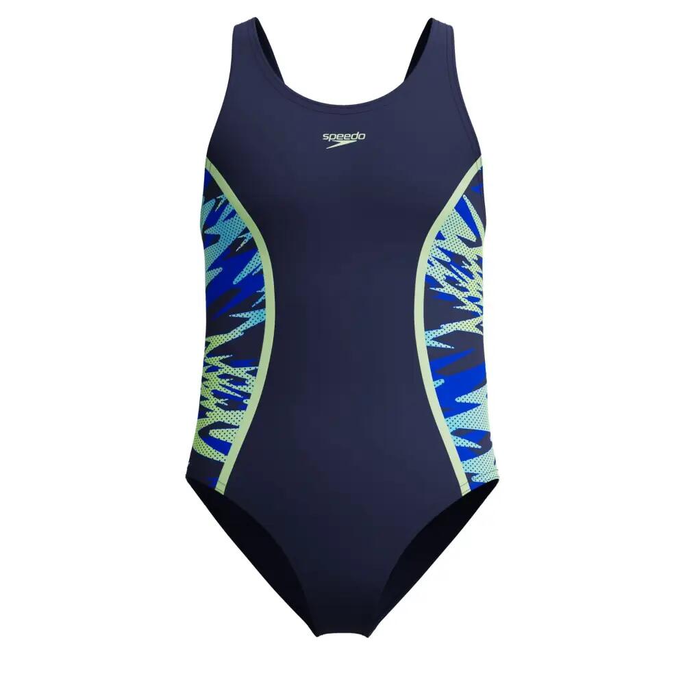 Dziewczęcy jednoczęściowy kostium kąpielowy Speedo Hyperboom Splice Muscleback