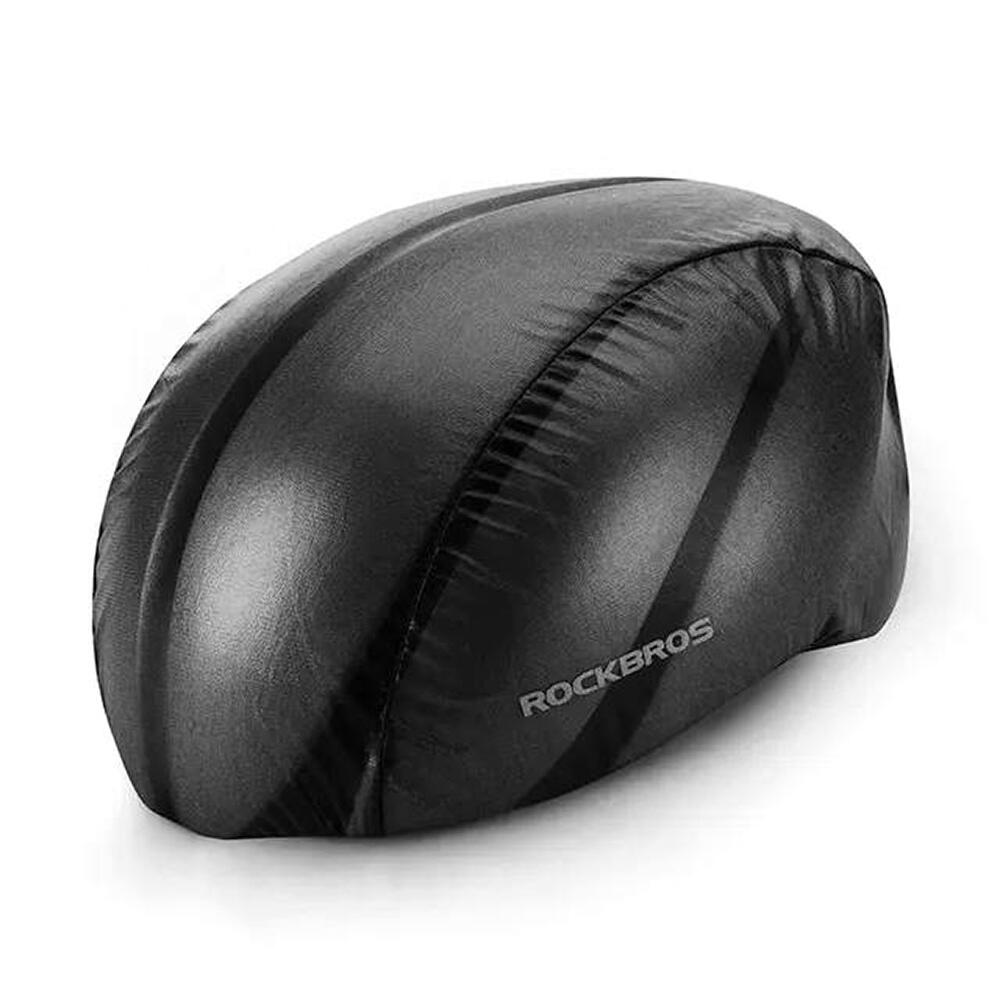 Pokrowiec przeciwdeszczowy na kask rowerowy biały ROCKBROS