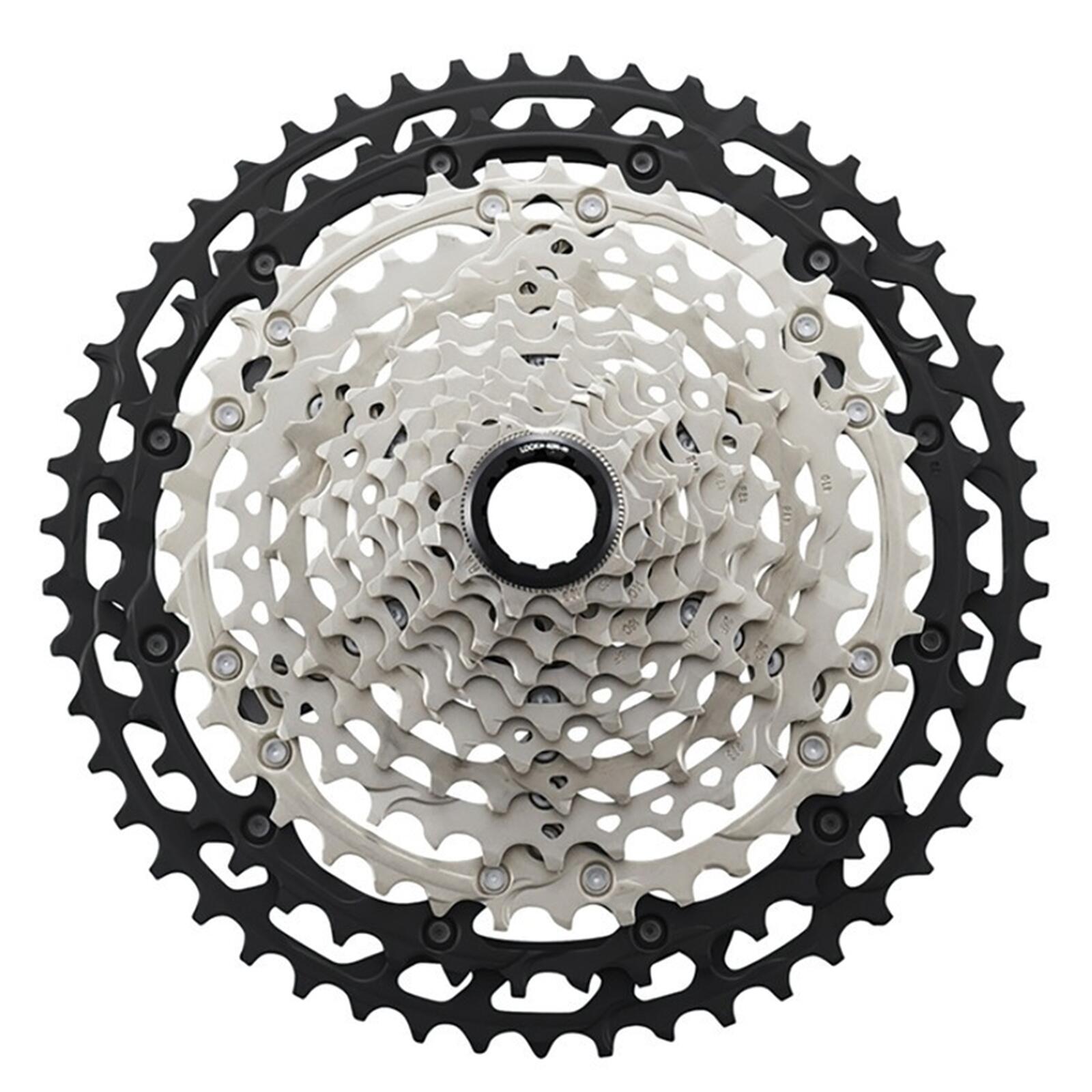 Shimano Deore XT CS-M8100 Kaseta rowerowa 12 rz., silver/black 10-45T 2020 Kasety I-CSM8100045