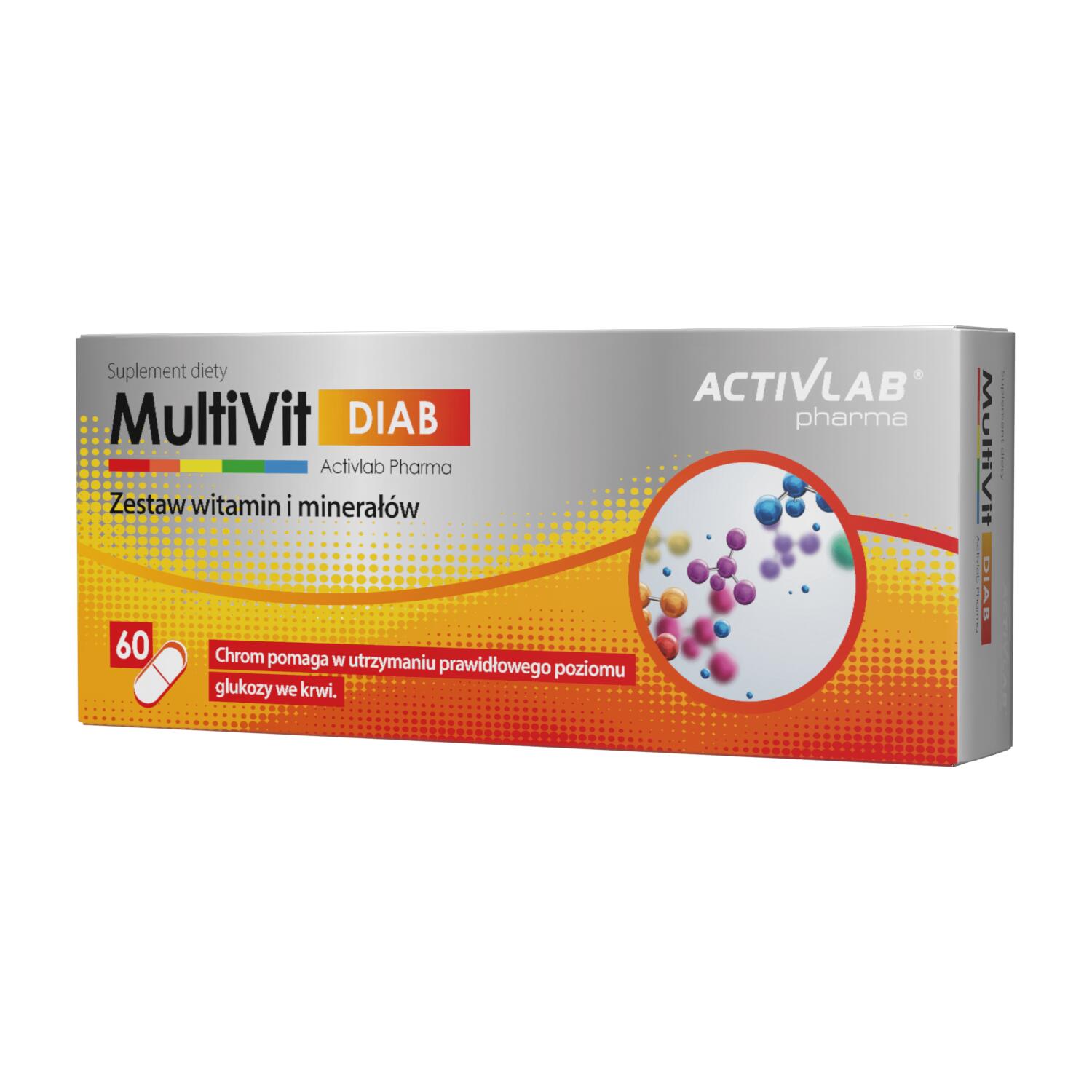 Activlab Pharma MultiVit DIAB, 60 kapsułek