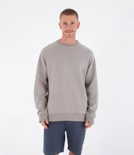 Hurley M Low Tide Crew - Particle Grey