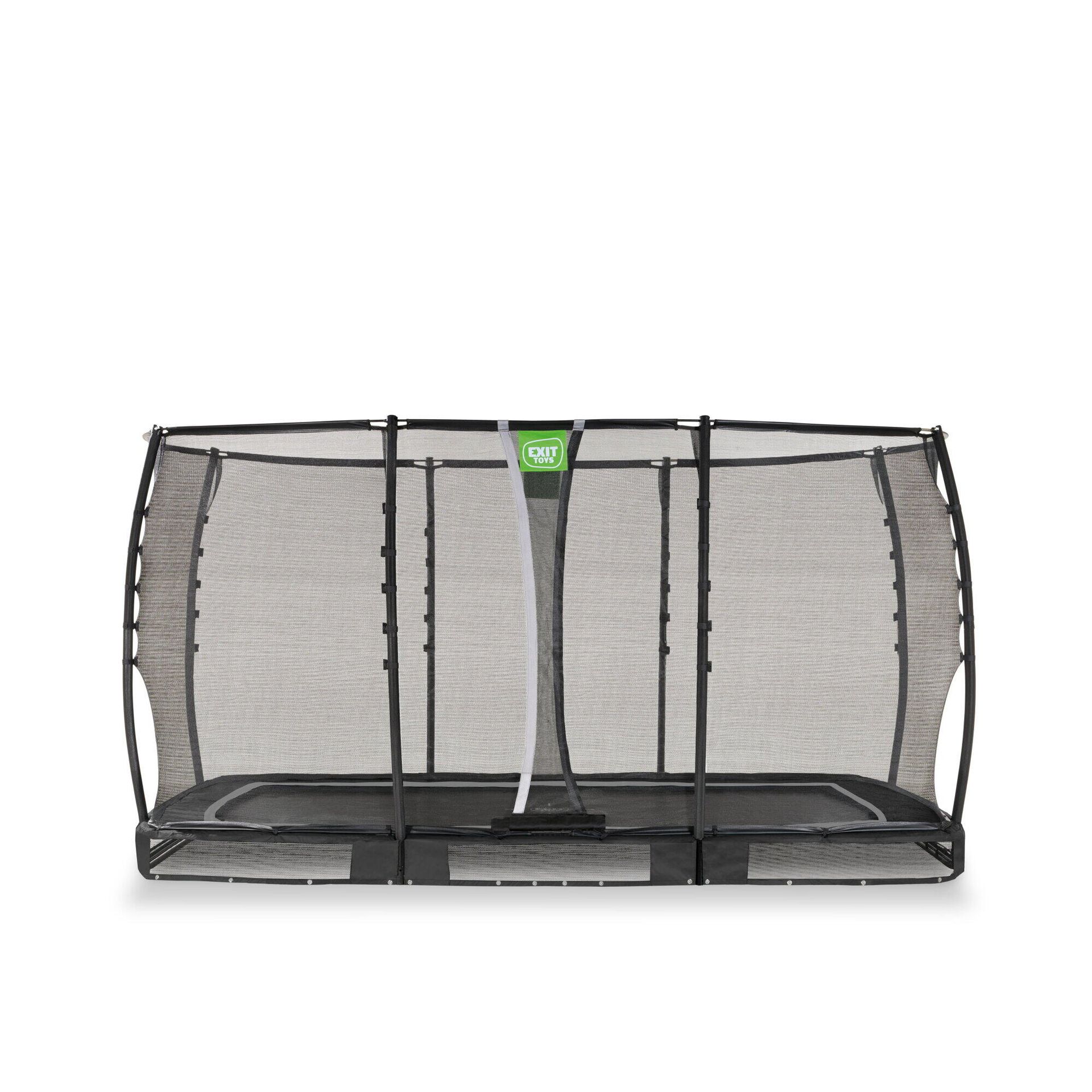Exit Trampolina naziemna Allure Premium 214x366cm czarna