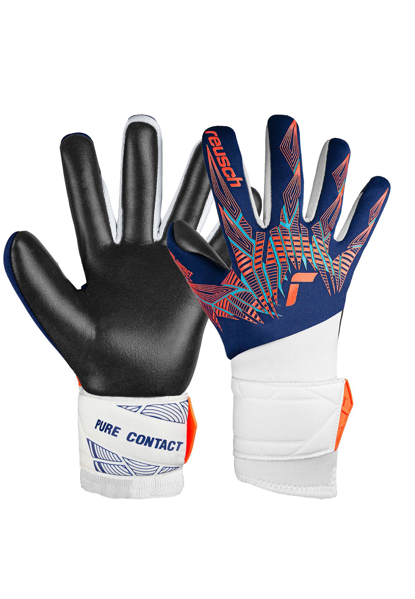 Rękawice Reusch Pure Contact Silver Junior 54 72 200 4848 granatowy 4