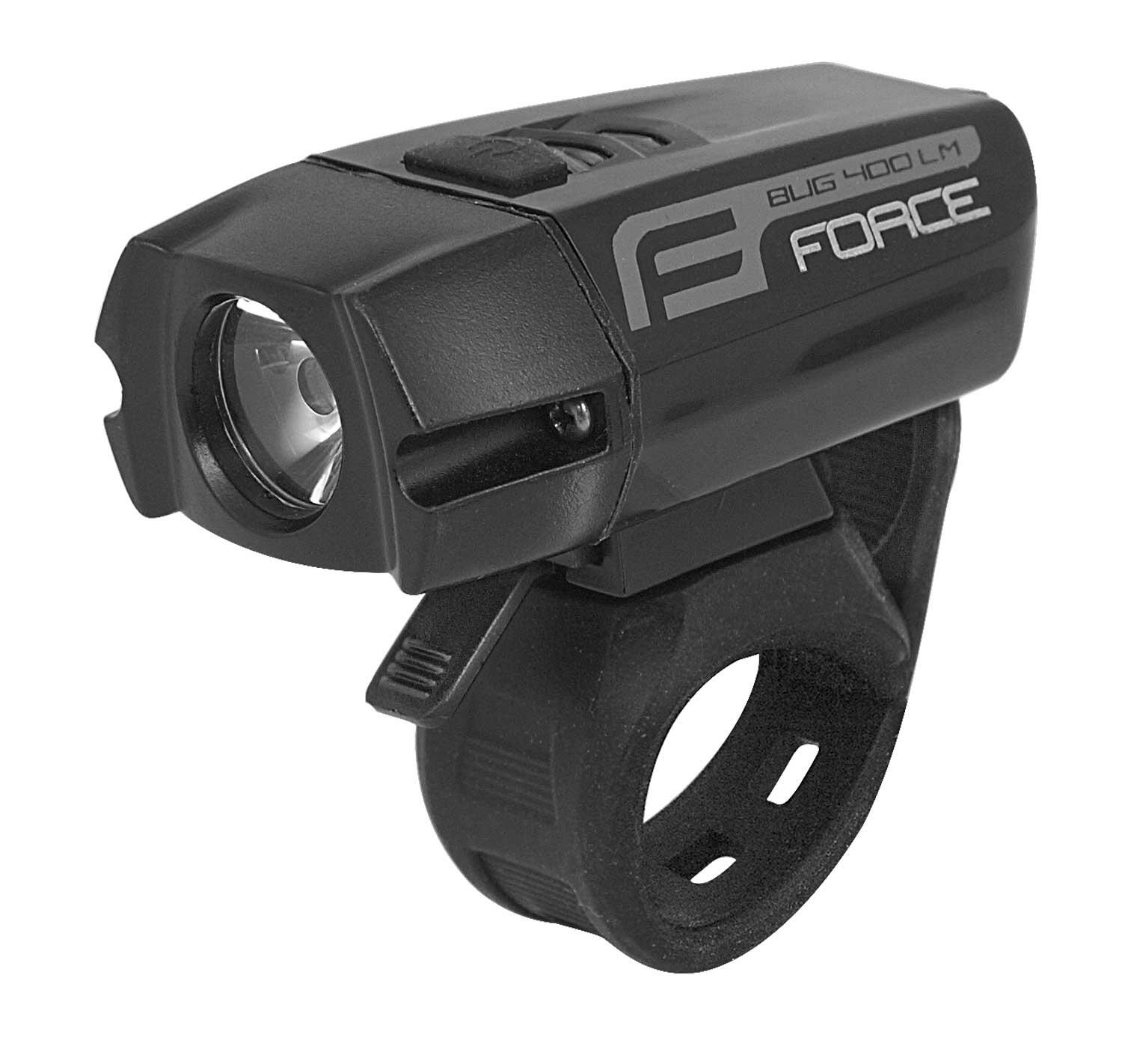 Lampka rowerowa Force Bug-400 USB przednia