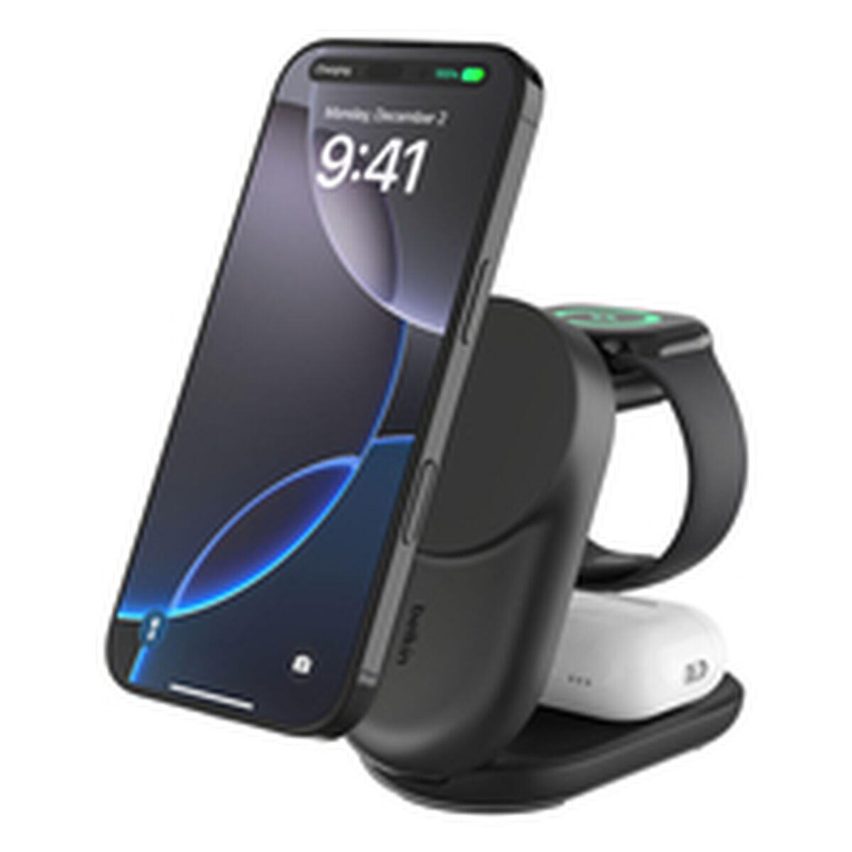 Belkin 3w1 Qi2 25W Czarny