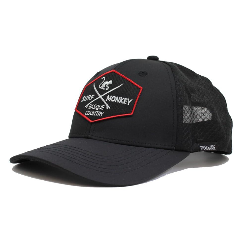 Czapka trucker górska i trekkingowa – Dry-Tech – wodoodporna (Czarny)