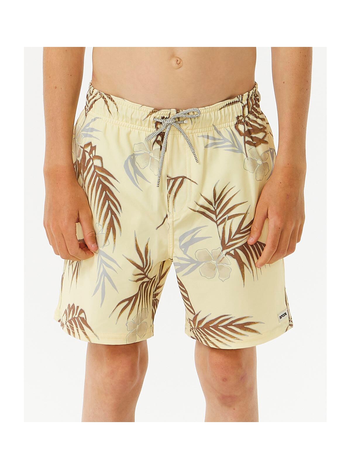 Boardshorty RIP CURL Surf Revival Floral Volley Boy żółty