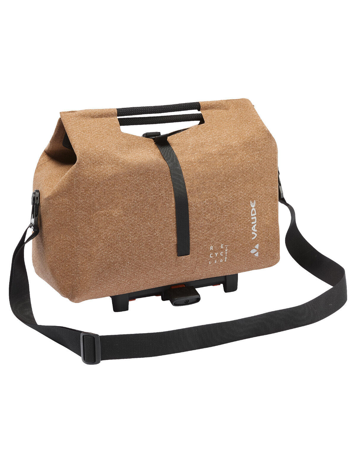Vaude ReCycle Shopper Uniklip Bag, czarny 2022 Sakwy 159650100