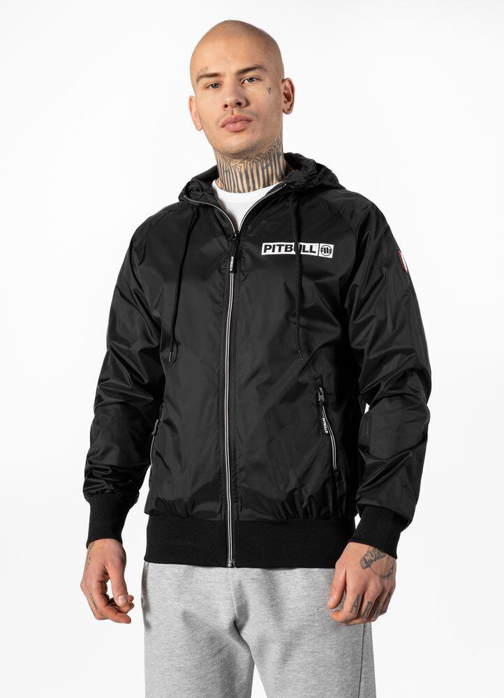 Kurtka z kapturem Pit Bull Athletic Logo - Czarna 3XL