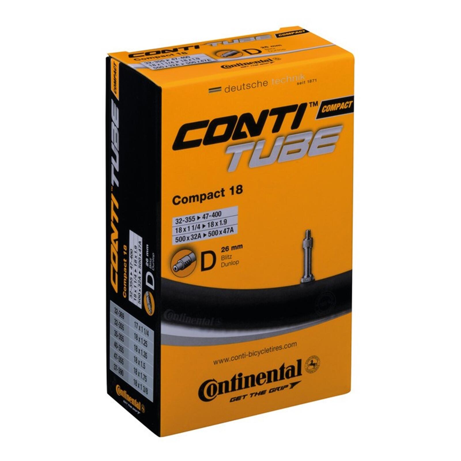 Continental wąż powietrza rower Compact 18, D26, 32/47 355/400, 181181 0181181