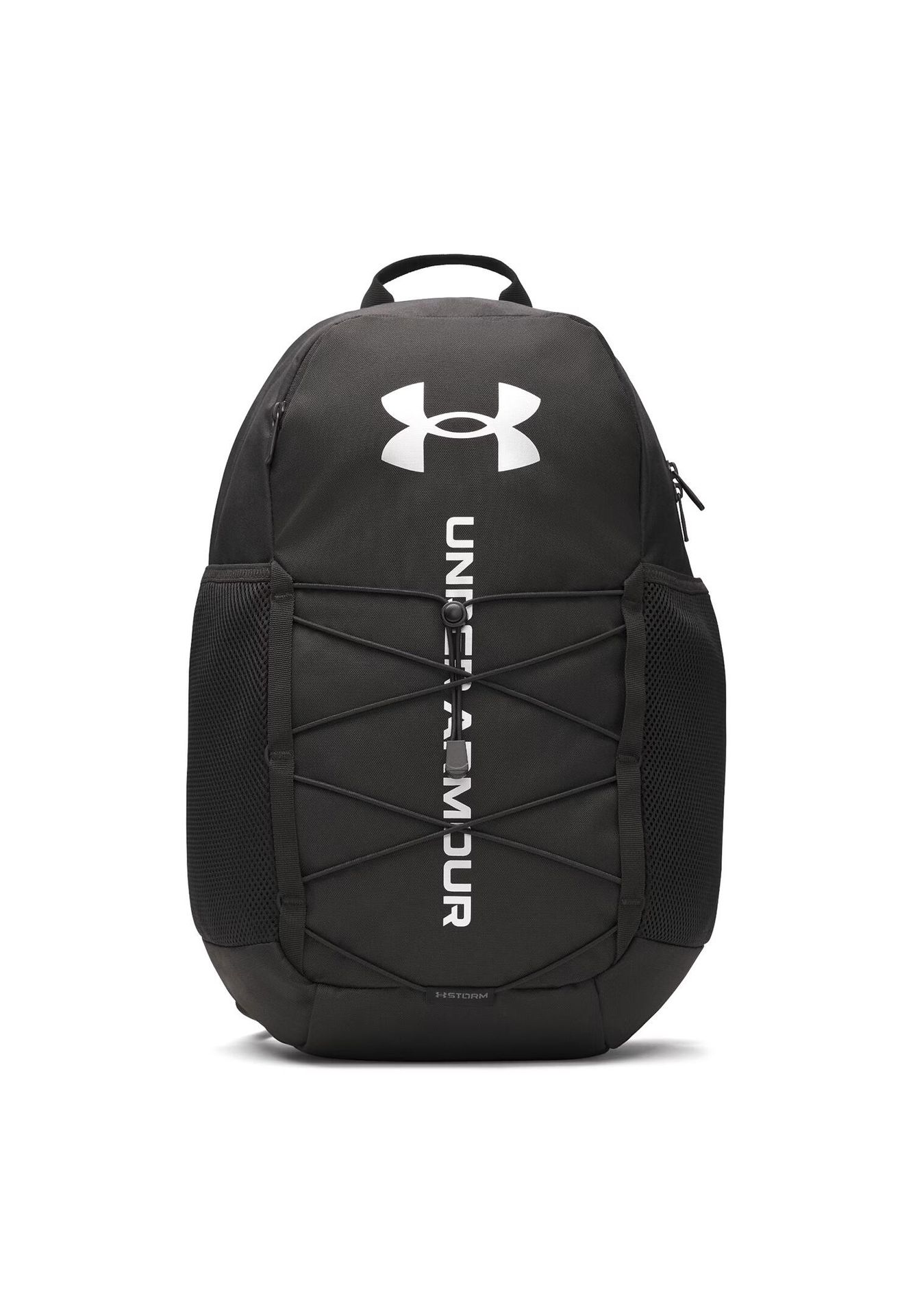 Under Armour Plecak Hustle Sport 6.0 - czarny/czarny/metaliczny srebrny - OSFM, czarny/czarny/metaliczny srebrny, Rozmiar Uniwersalny