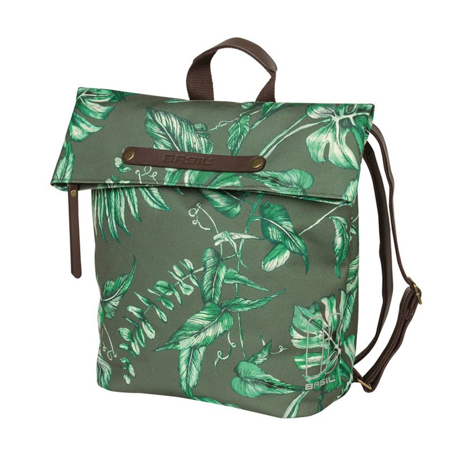 Basil Basil Ever-Green Bicycle Backpack 14-19l, zielony  2022 Plecaki szkolne i turystyczne 18085