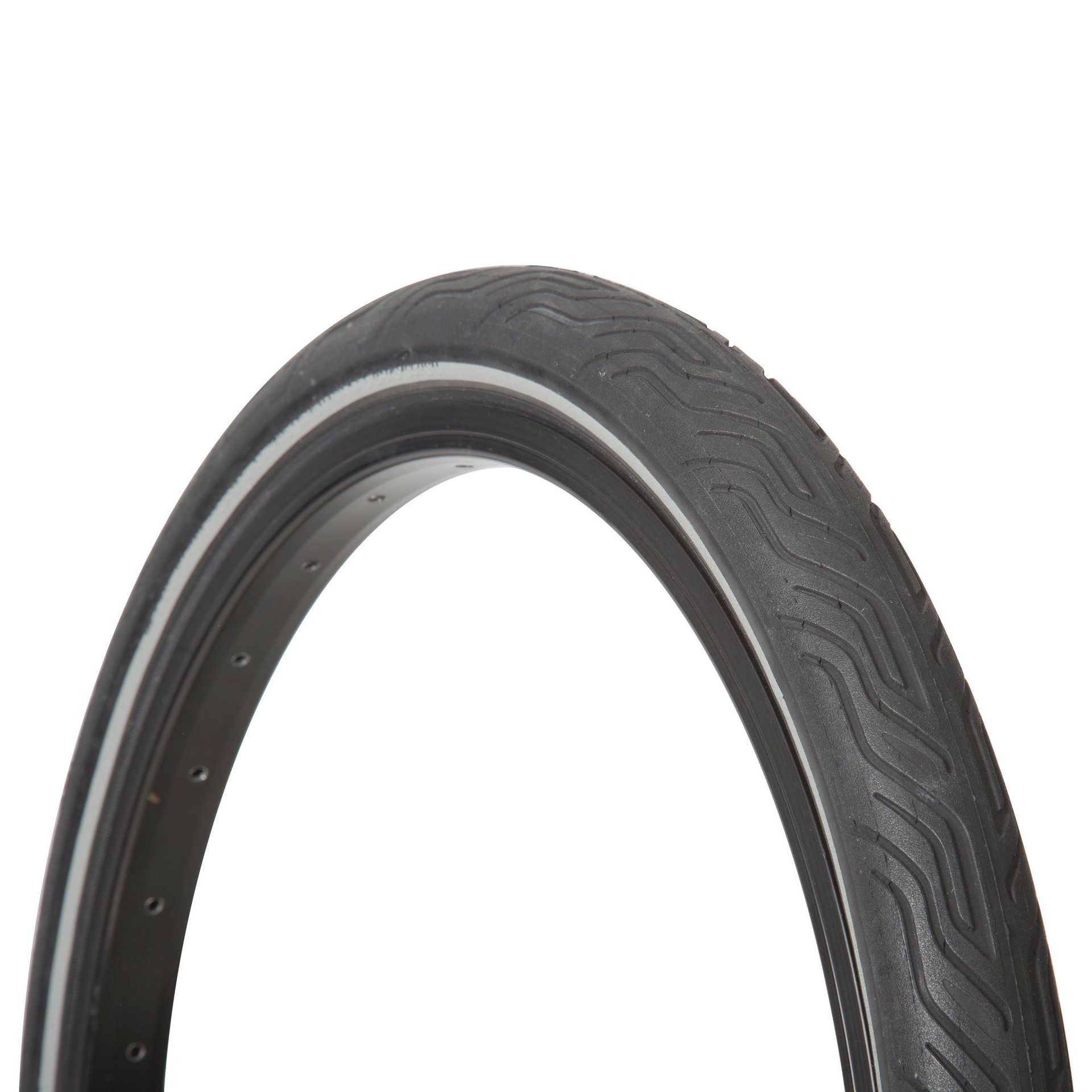 Opona rowerowa miejska Decathlon City 5 Protect 20x1,75 / 44-406