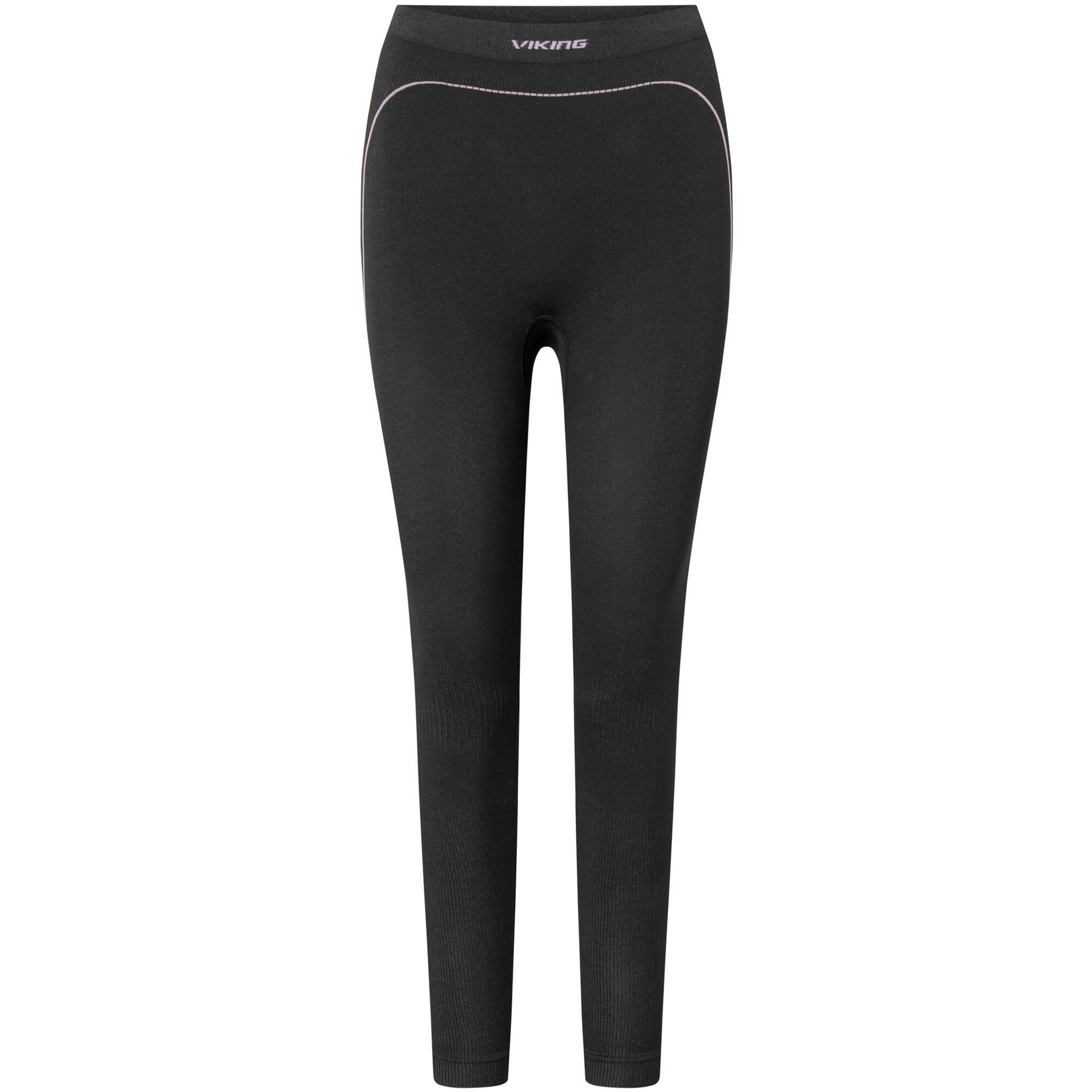 Getry termoaktywne damskie Viking Etna 2.0 Pants Bamboo 0948 czarno-fioletowy M