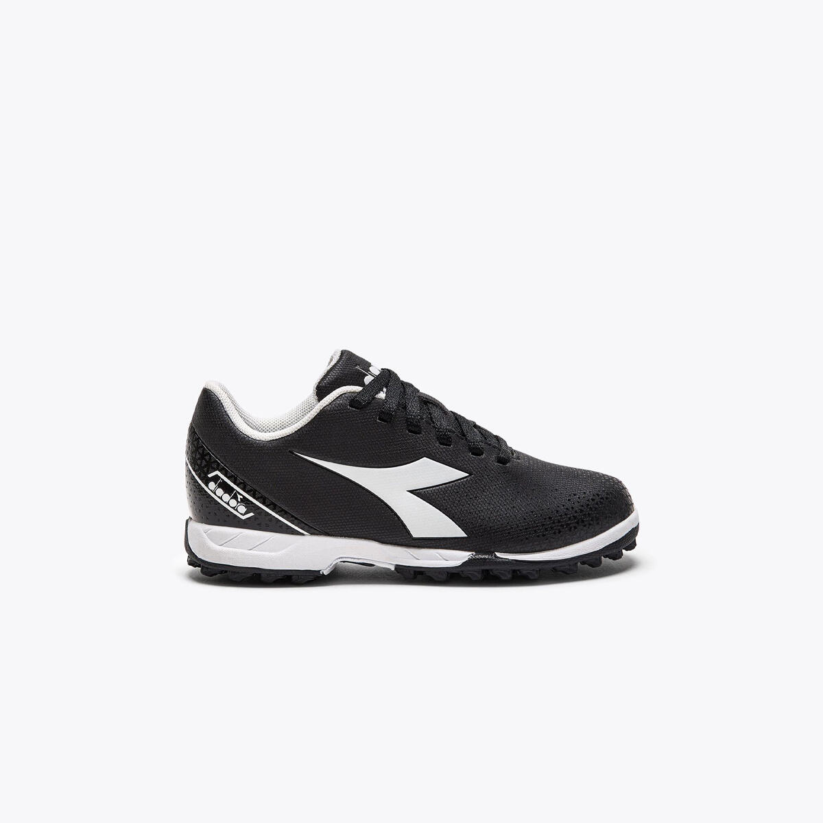 Diadora Pichichi 6 Tf Jr, buty piłkarskie dla dzieci i chłopców, Czarny biały, 38.5 EU