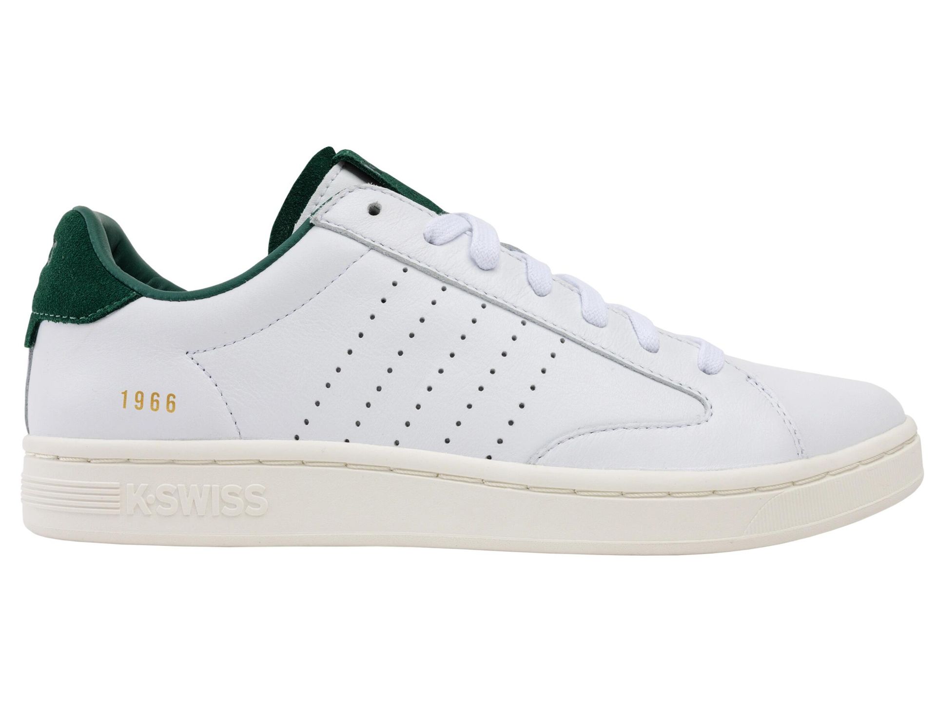 Sneakersy męskie K-swiss LOZAN KLUB LTH COURT STYLE białe (07263-130-M)