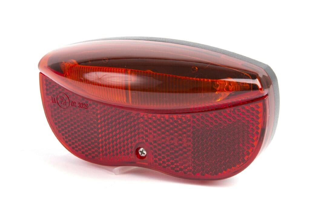 Lekkie Światło Tylne 3 Diody Led Na Baterie 80Mm
