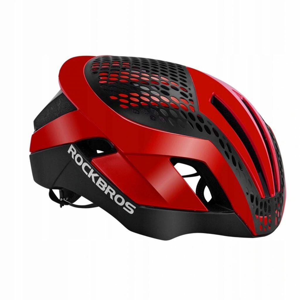 Kask rowerowy ROCKBROS Czarny/Czerwony