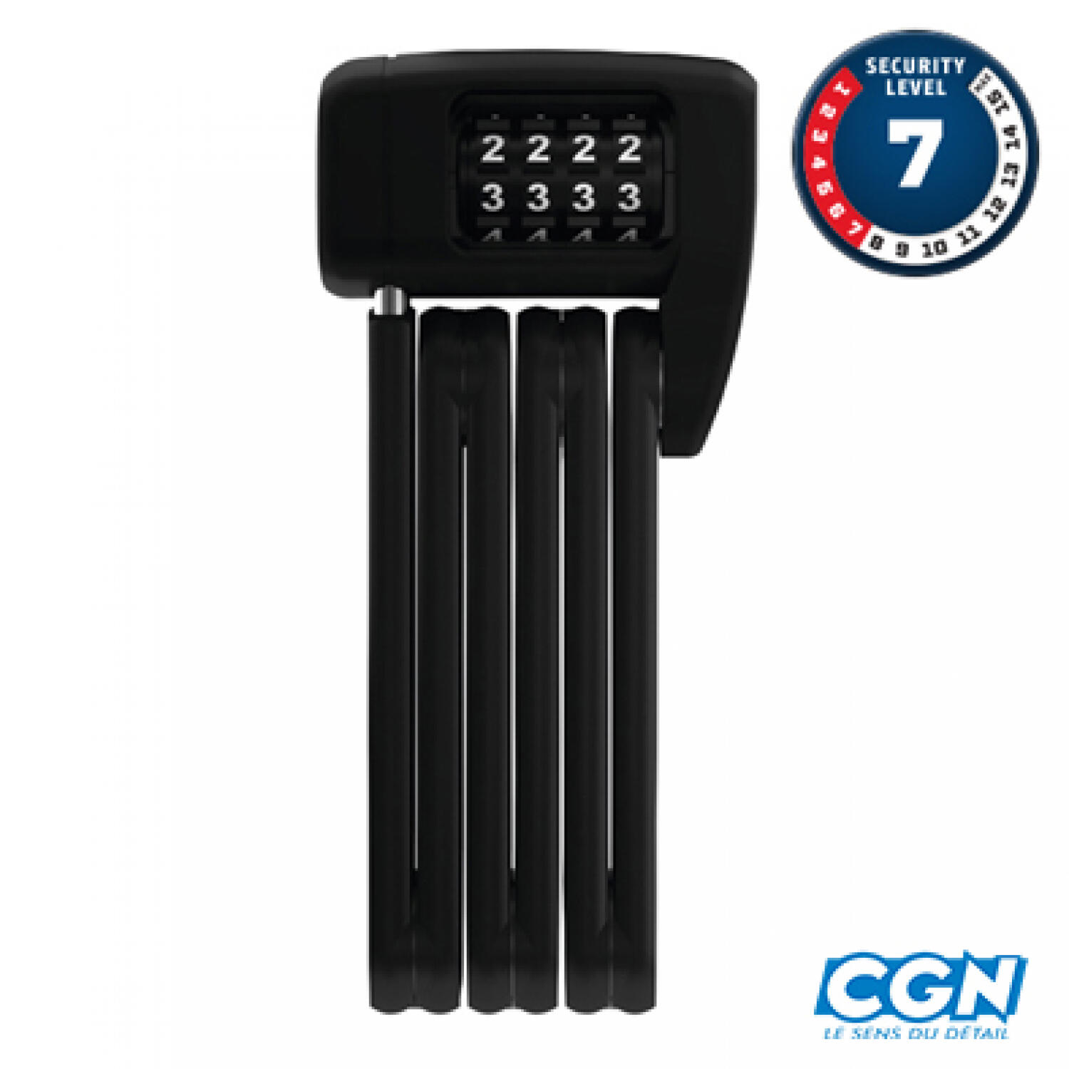 Abus Bordo Lite Mini 6055C/60 Folding Lock, czarny 2022 Zabezpieczenia rowerowe