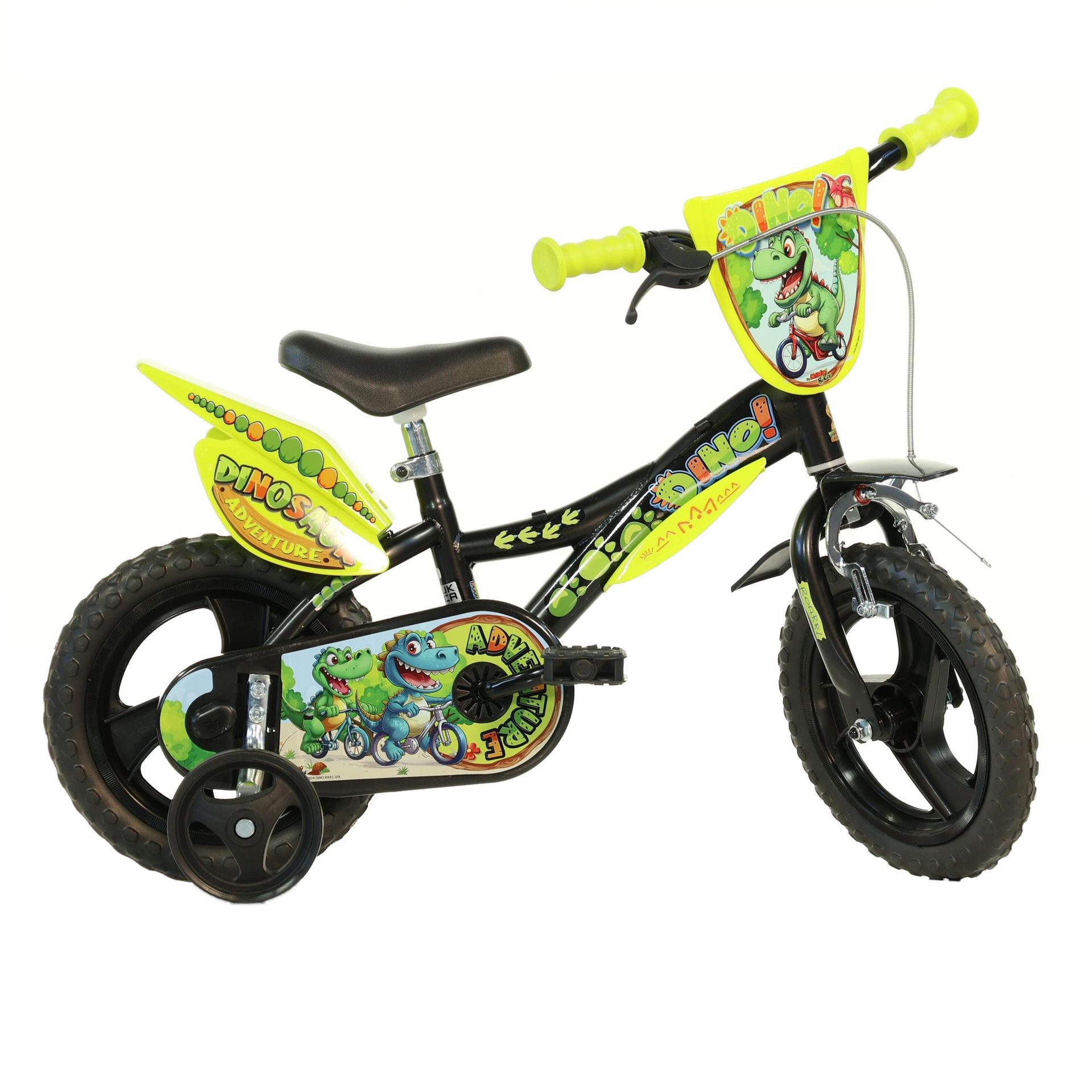 Rower dziecięcy DINO BIKES Dinozaury 12 cali dla chłopca