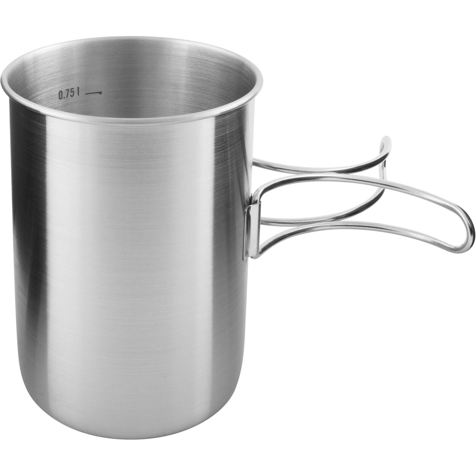 Tatonka Handle Mug kubek 850, przezroczysty, 10 x 13,5 cm 4074