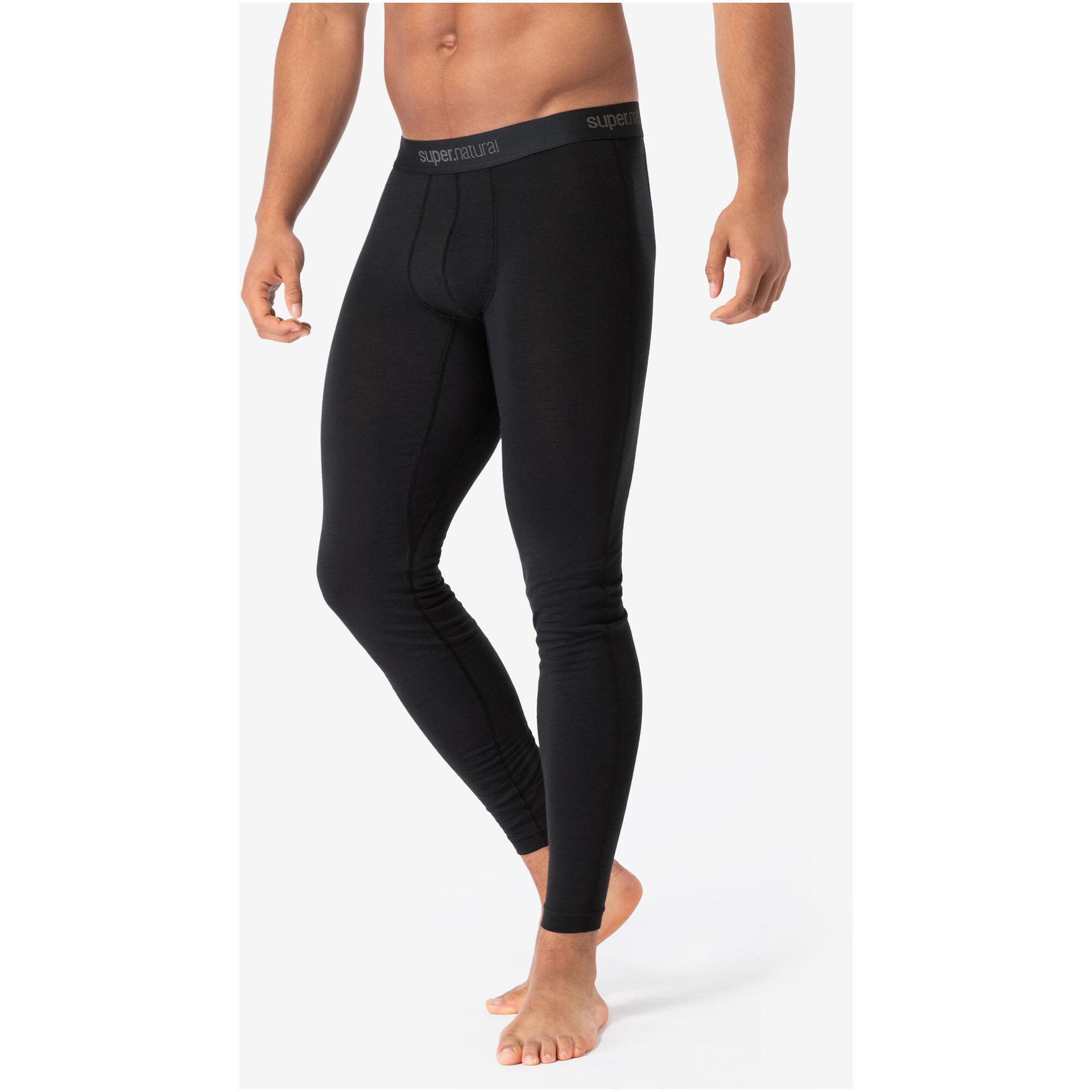 Legginsy termoaktywne Super.natural Tundra175 Tight - jet black, rozmiar S